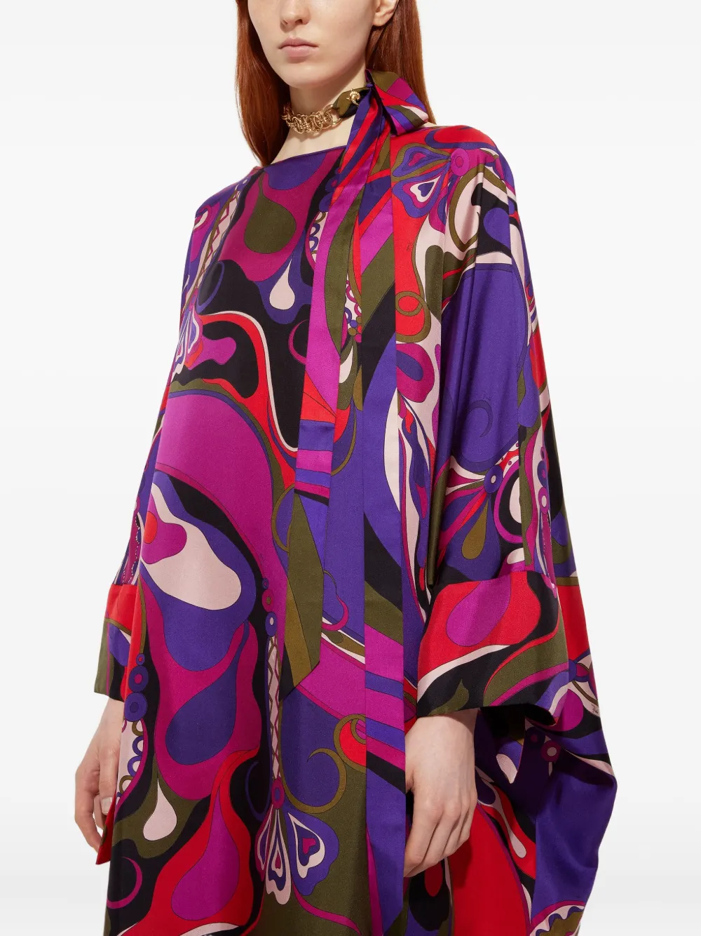 PUCCI Iride-print bandeau necklace - Paars