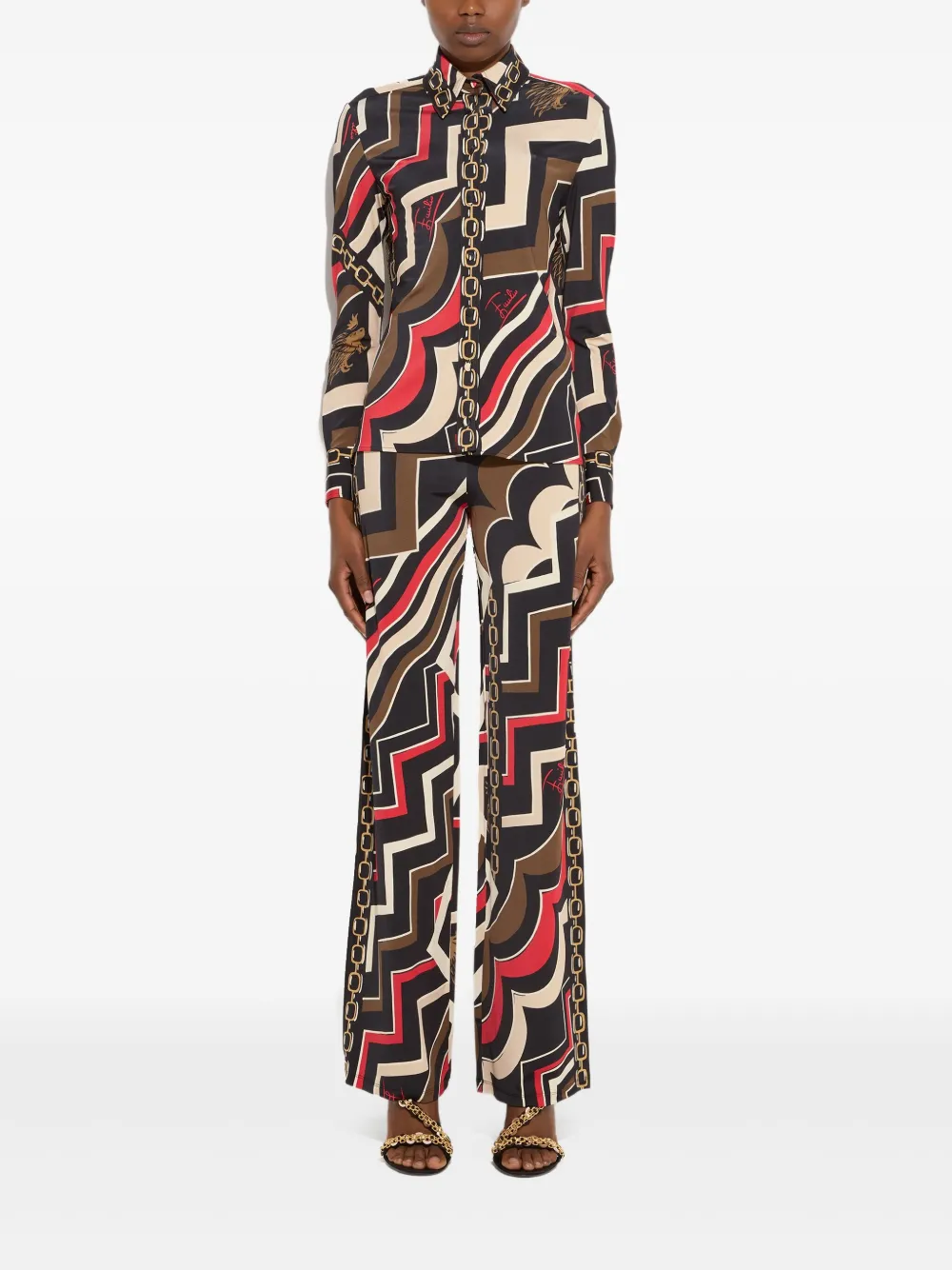 PUCCI Istrice-print trousers | Straight-Leg Pants | Image 2