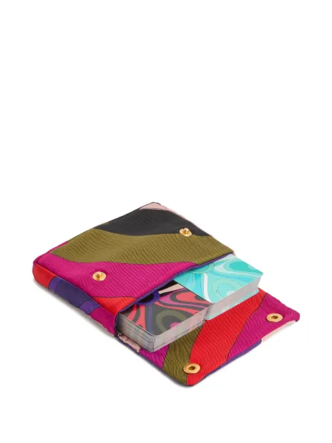 PUCCI marmo-print playing cards