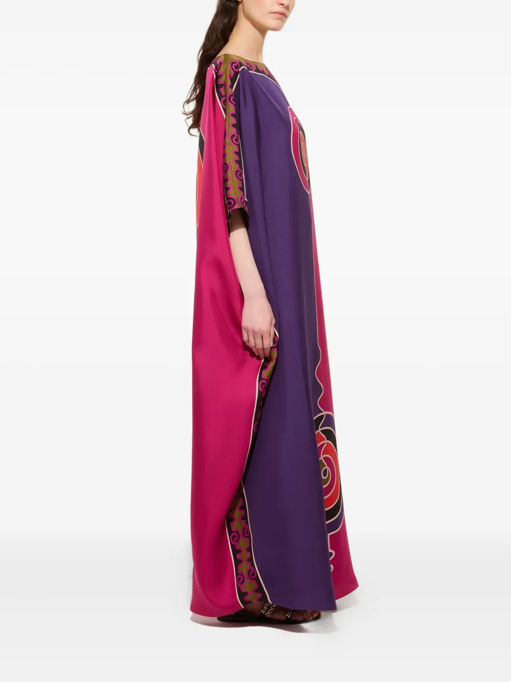 PUCCI Maxi-jurk met print Roze