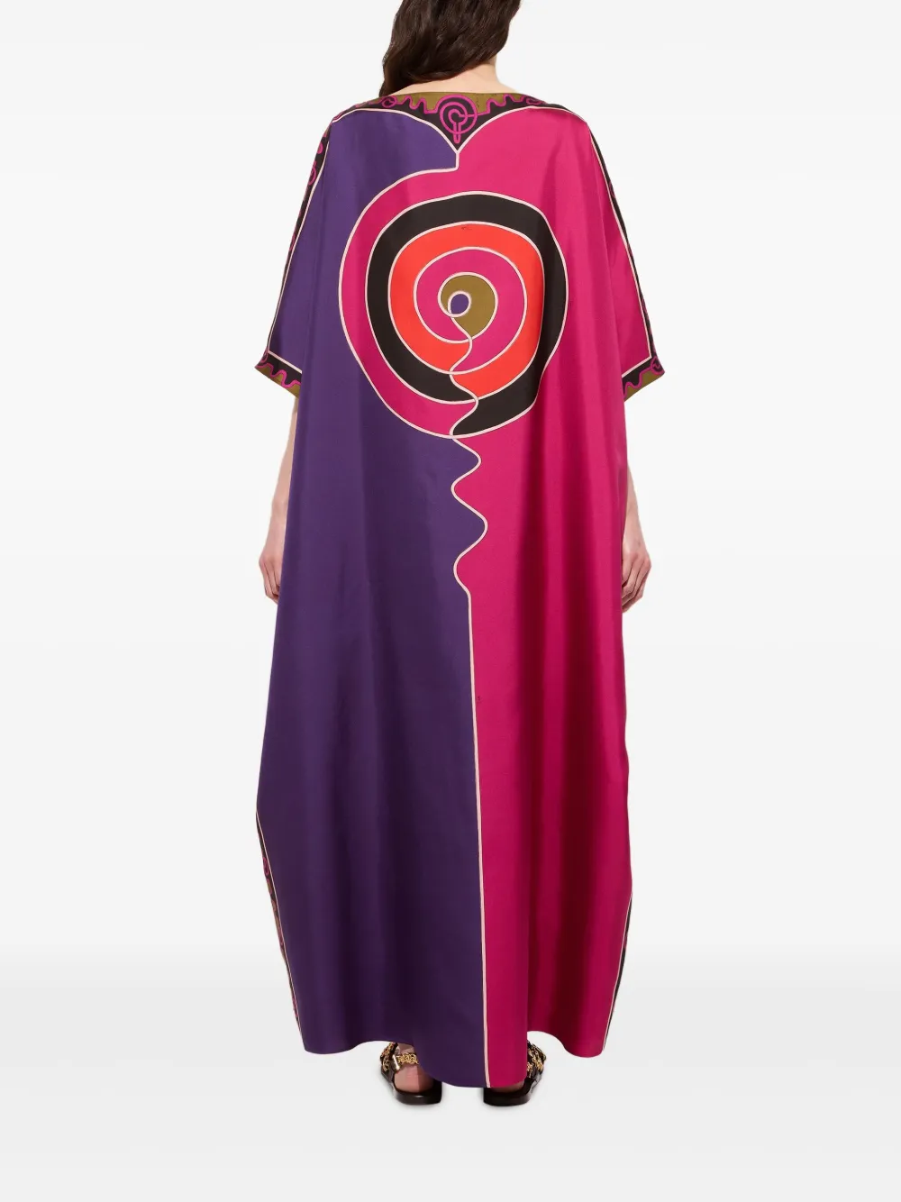 PUCCI Maxi-jurk met print Roze