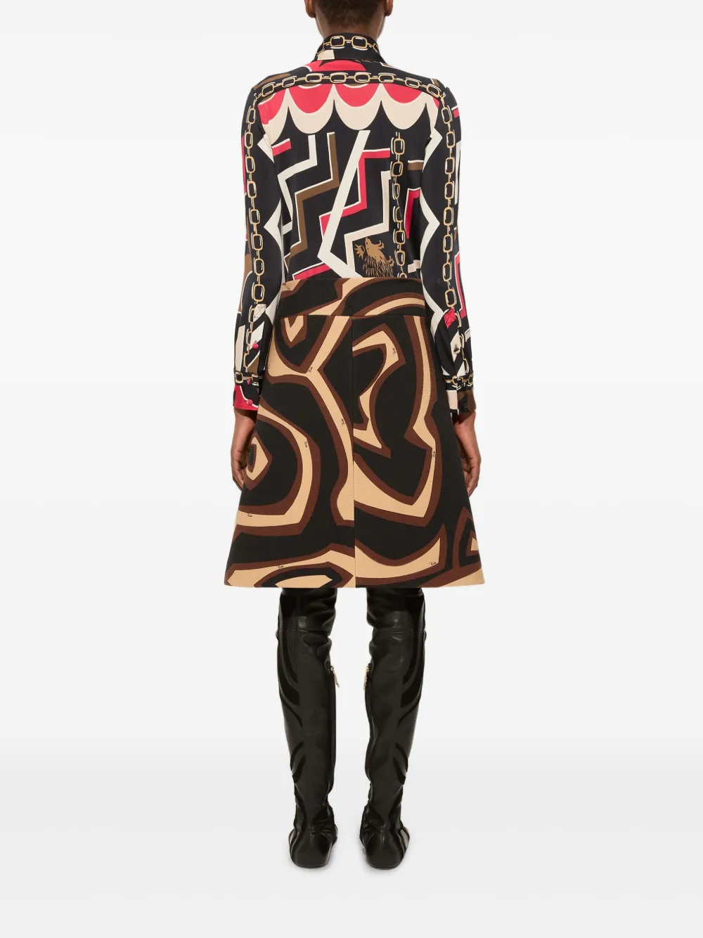 PUCCI Mini-rok met print Zwart