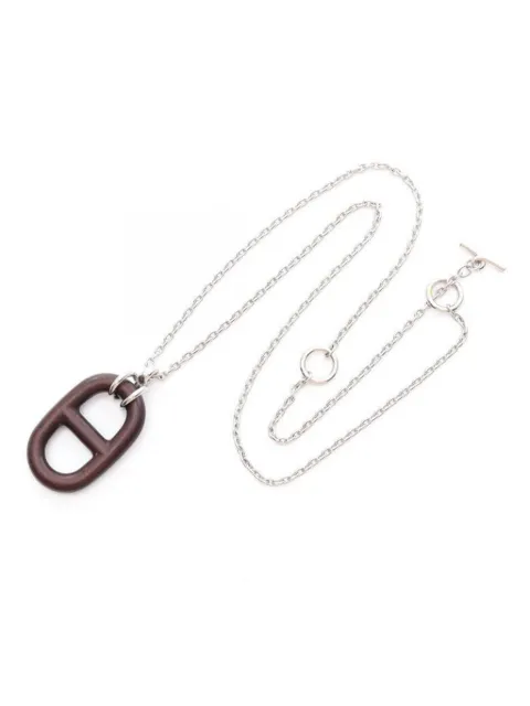 Hermès Pre-Owned collier Chaîne d'Ancre Vulcanium