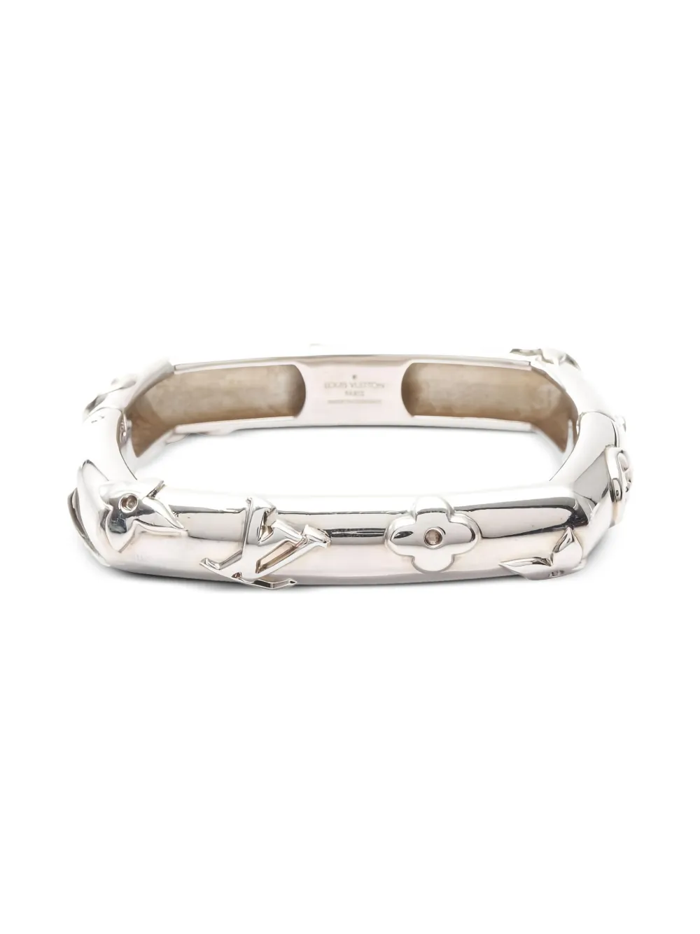 Louis Vuitton Pre-Owned Family ブレスレット - シルバートーン Louis Vuitton Pre-Owned Family ブレスレット - シルバートーン