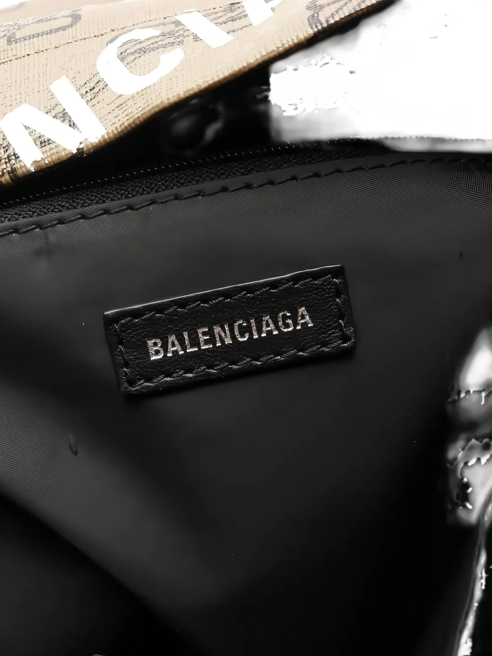 Pre-owned Balenciaga Signature Backpack In Brown
