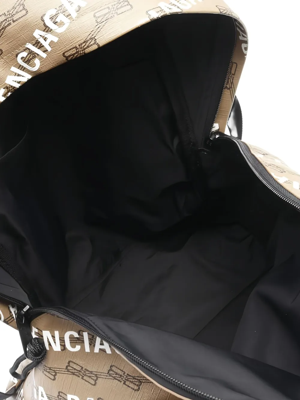 Pre-owned Balenciaga Signature Backpack In Brown