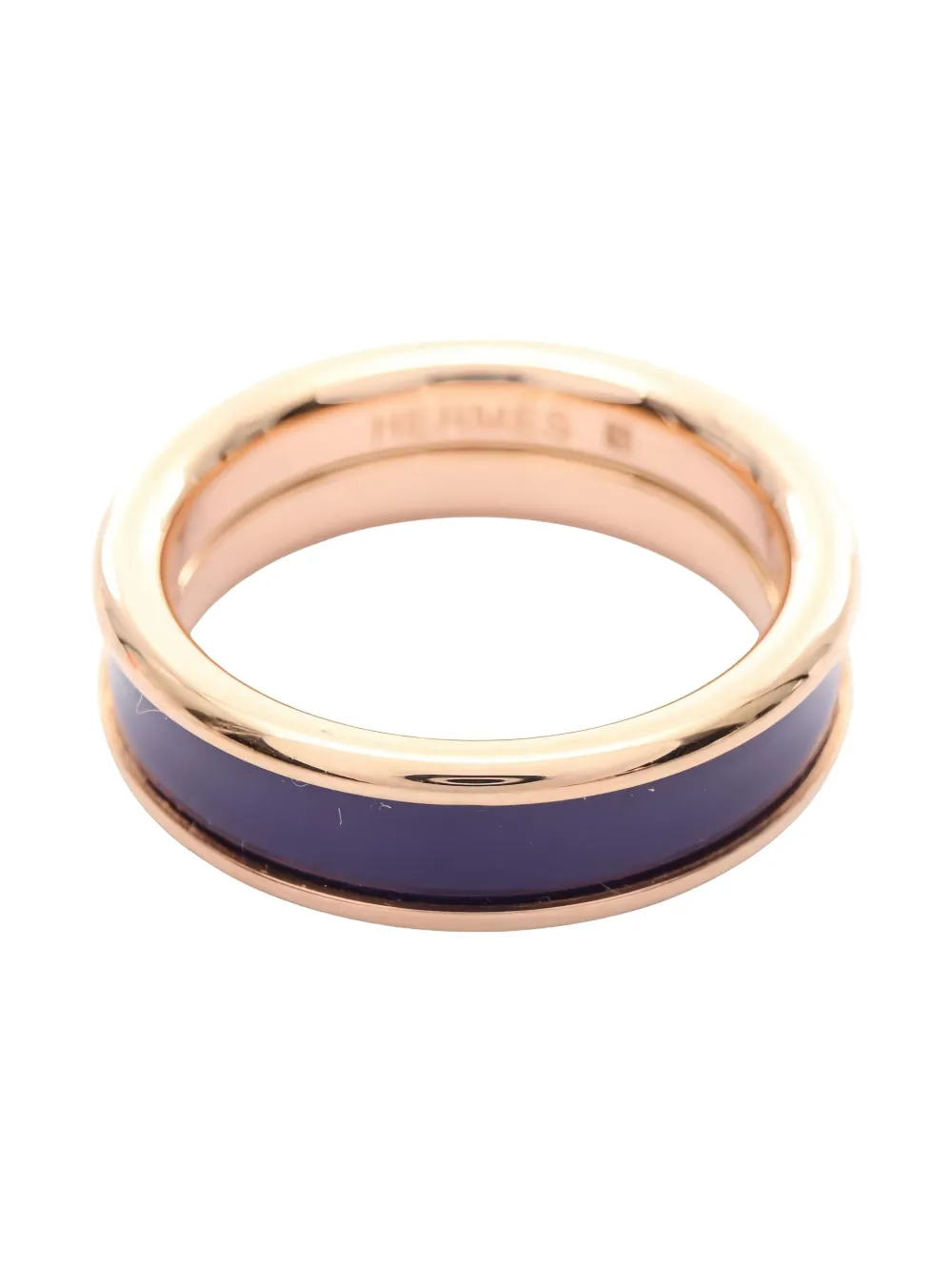 Pre-owned Hermes Uni Pm Ring In Pink