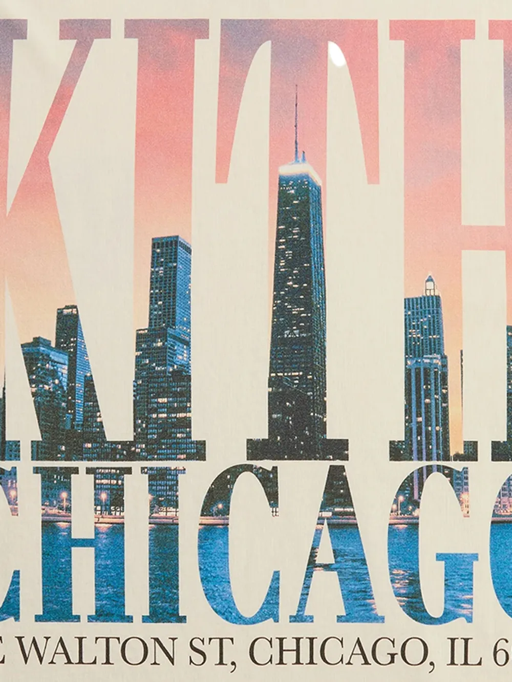 KITH Chicago Skyline T-shirt - Beige