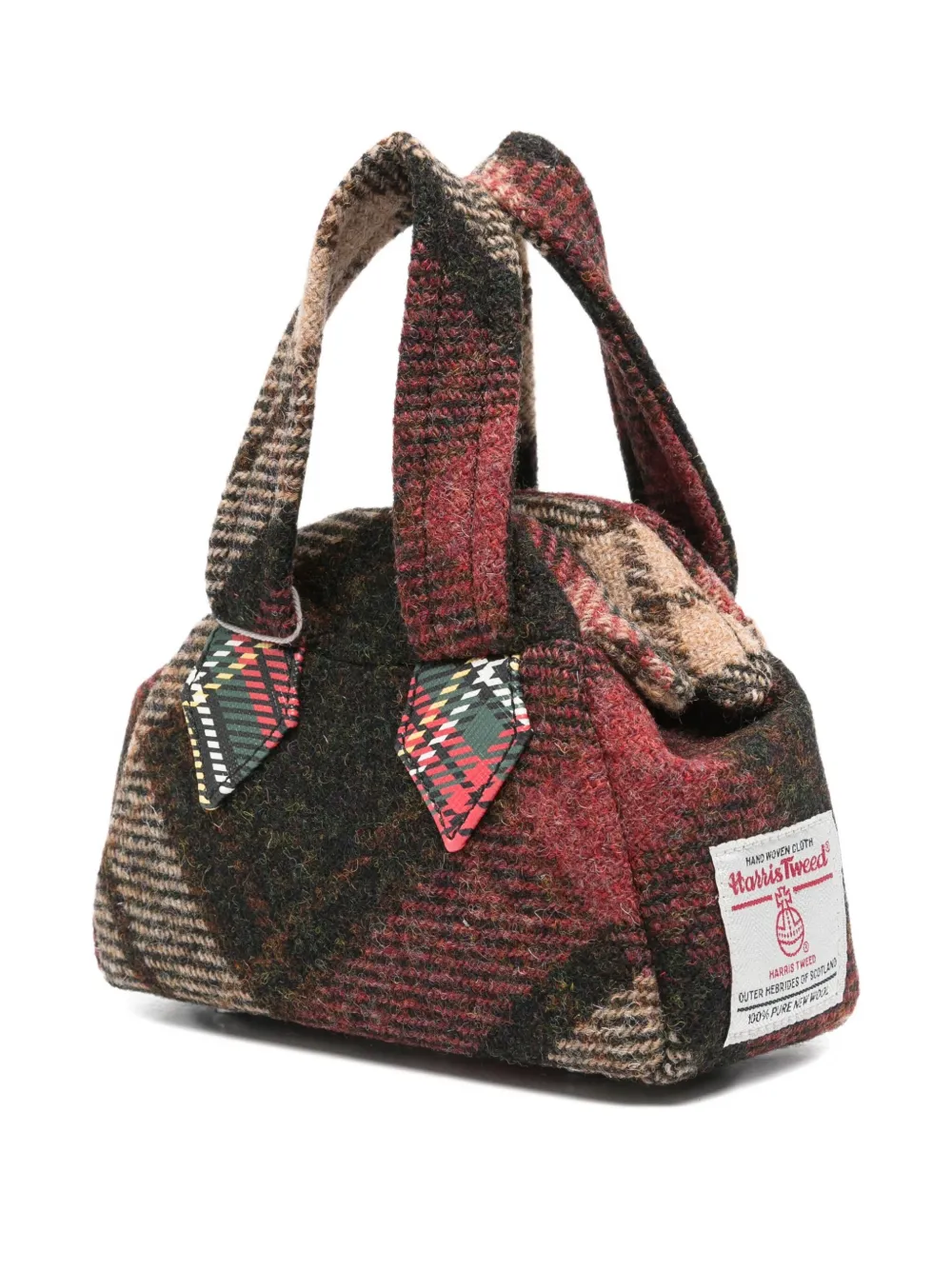 Vivienne Westwood Tas met geborduurd logo Bruin