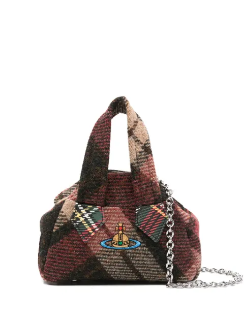 Vivienne Westwood logo-embroidered mini tote bag