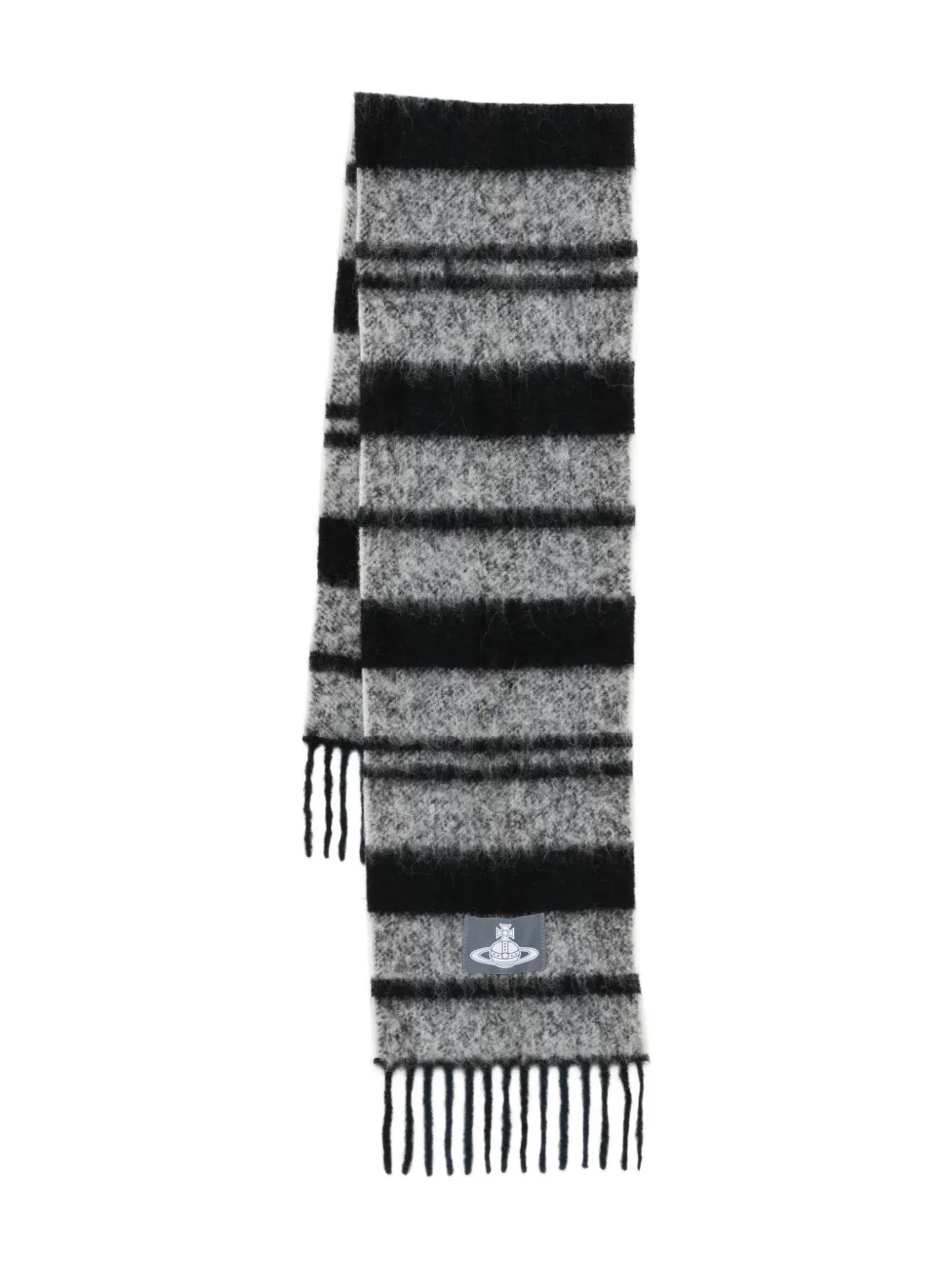 Vivienne Westwood striped scarf | Grey | Image 1