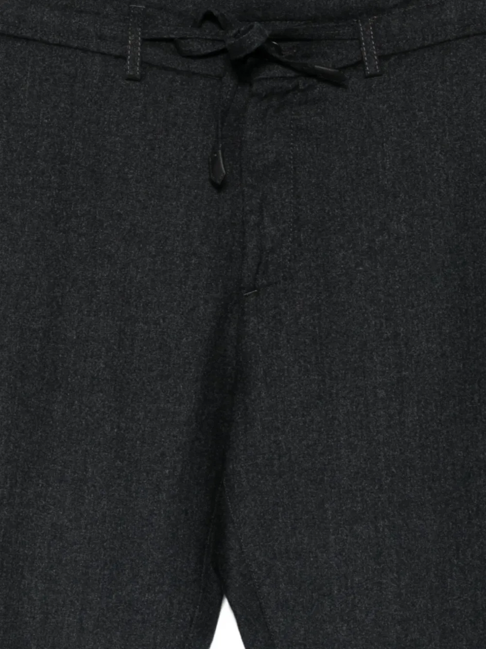 Canali Drawstring Trousers In Black