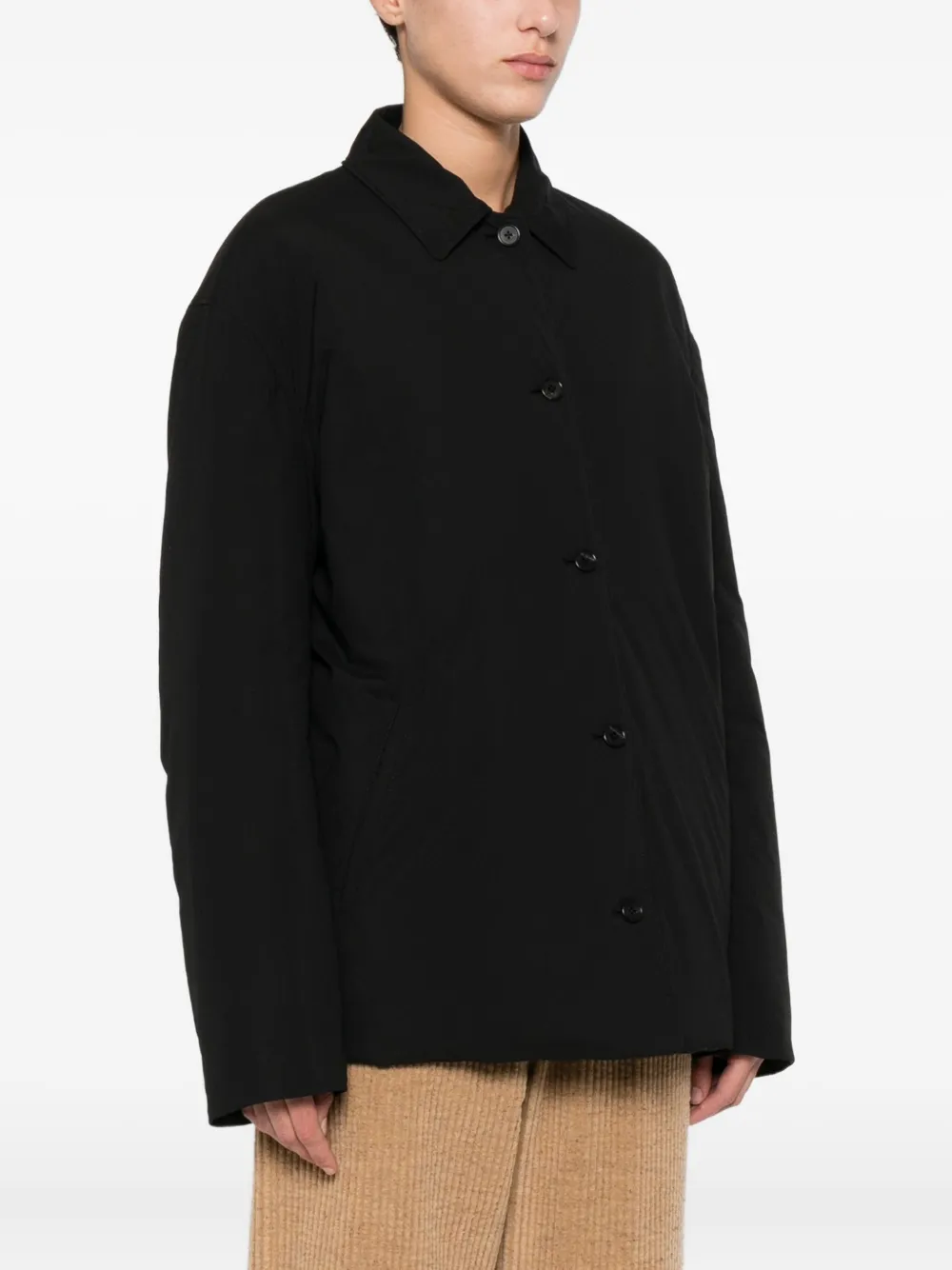 The Row Evadne jack met knopen Zwart