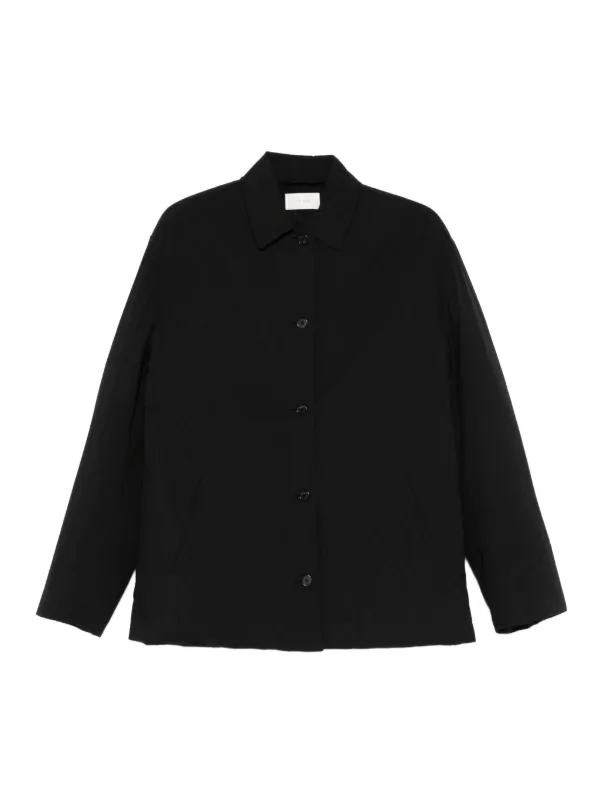 The Row Evadne Buttoned Jacket in Black