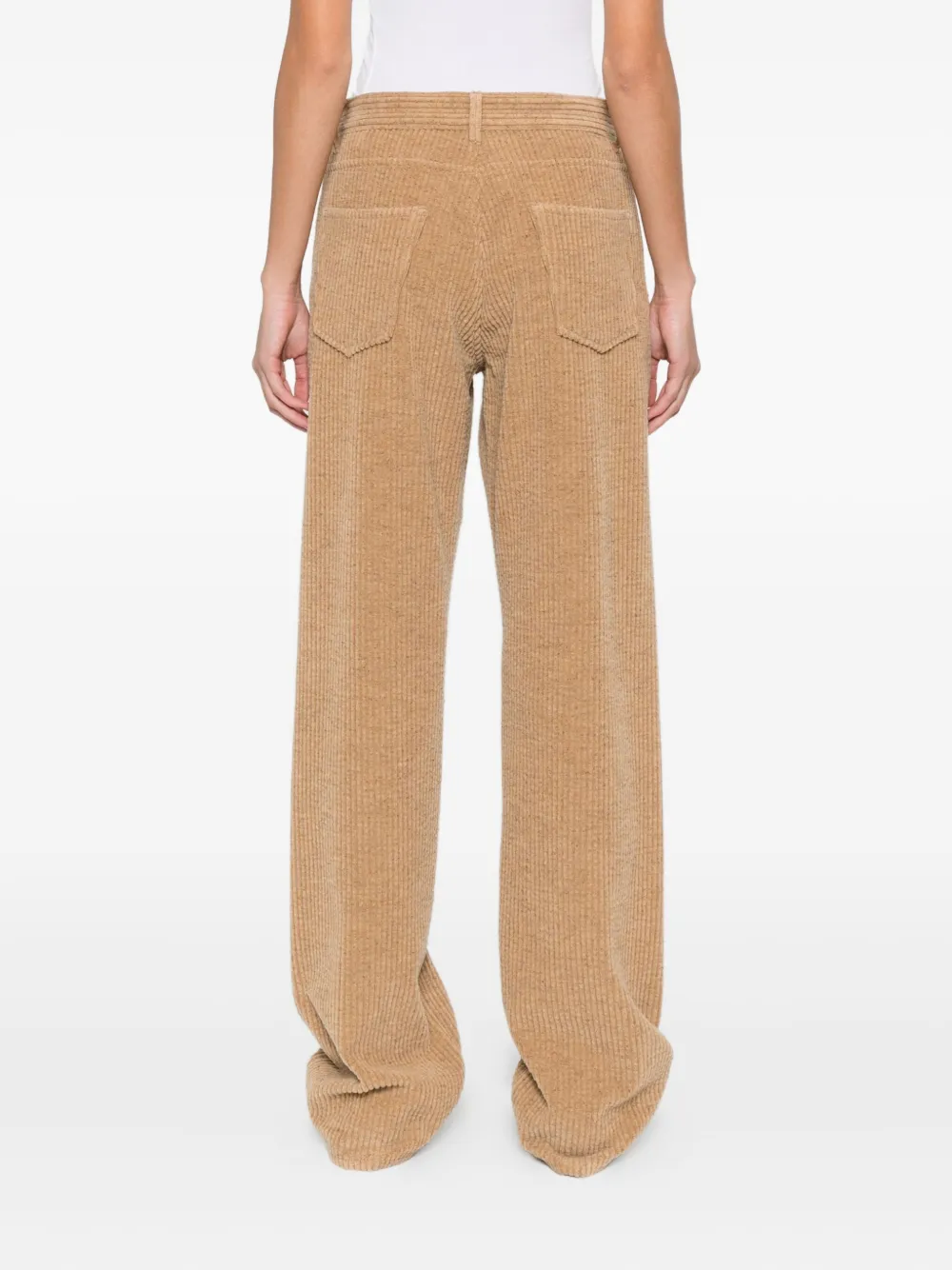 The Row Ribfluwelen broek Zwart