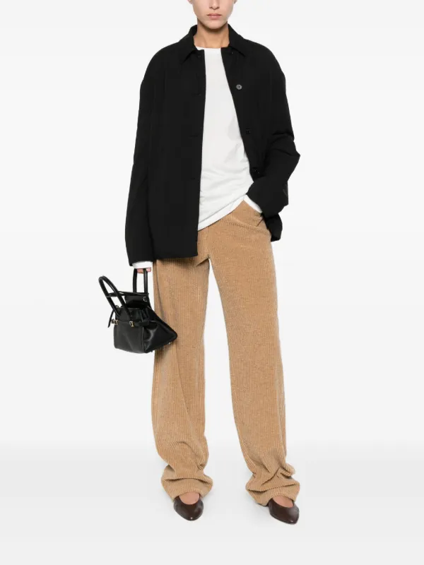 The Row コーデュロイ パンツ | ブラック | FARFETCH JP