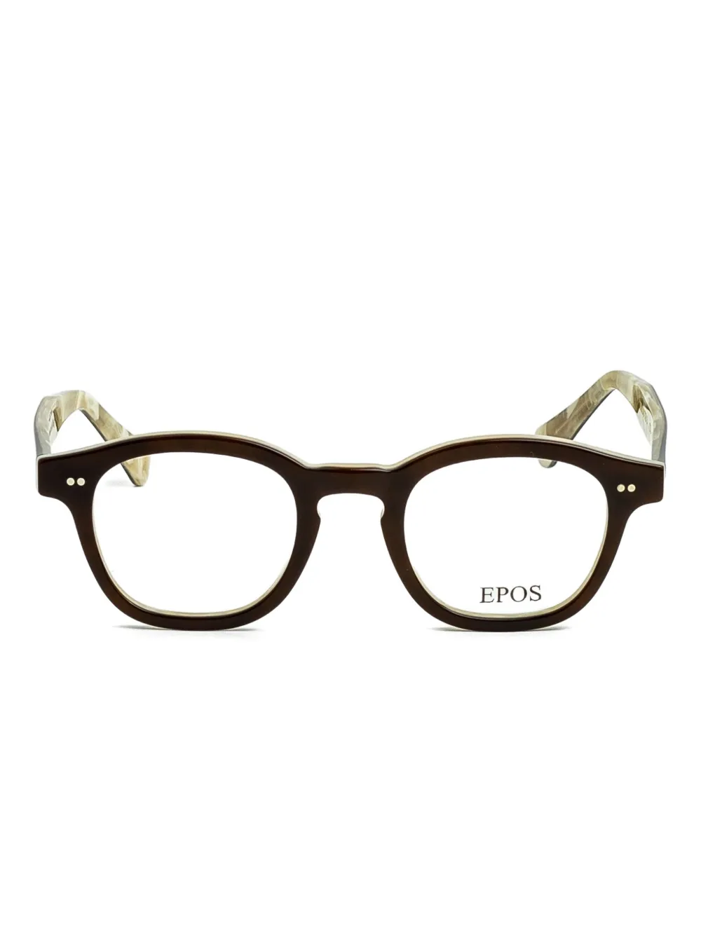 Epos Bronte3 round-frame glasses | Brown | Image 1
