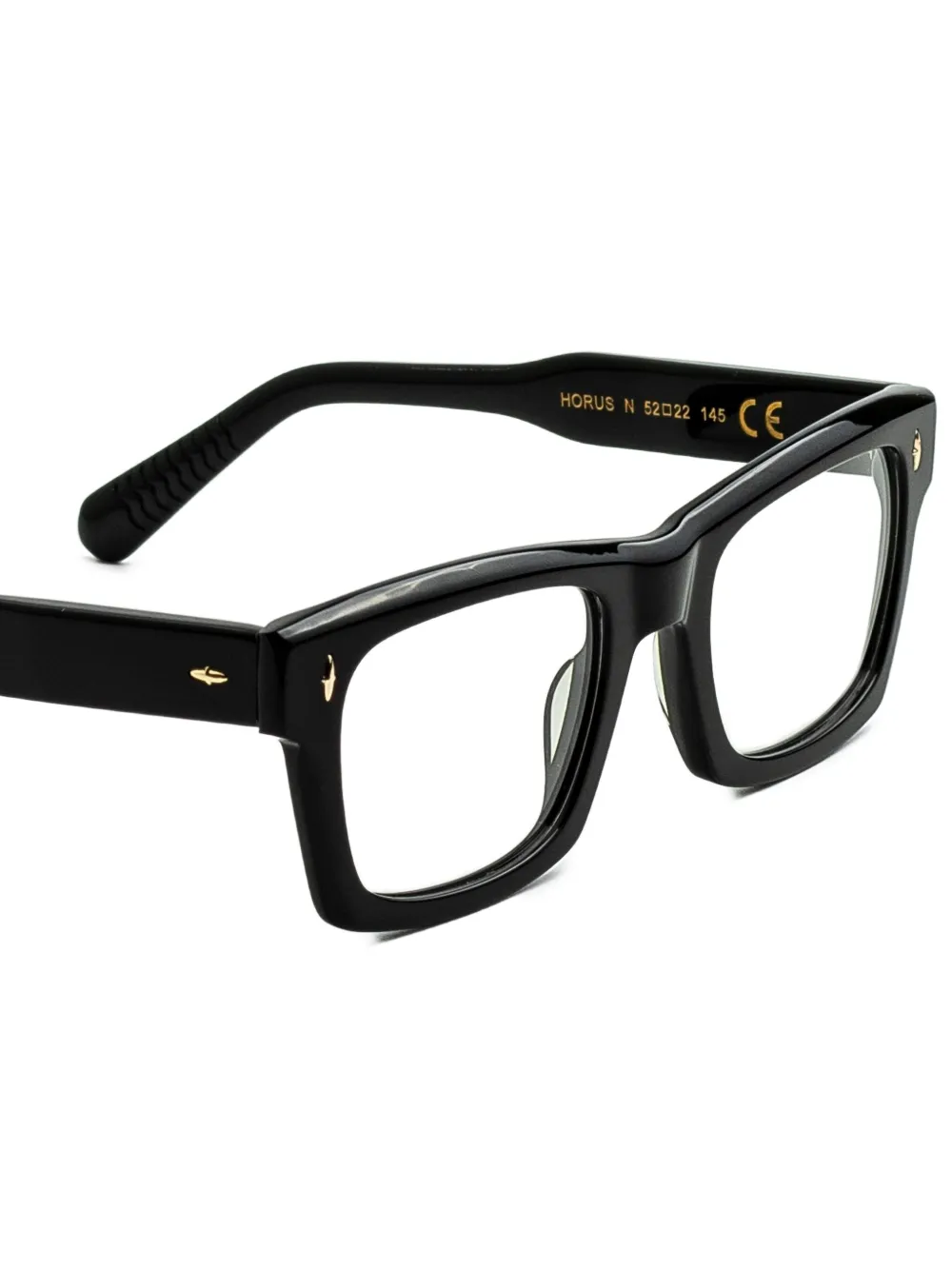 Epos Horus bril met rechthoekig montuur Zwart