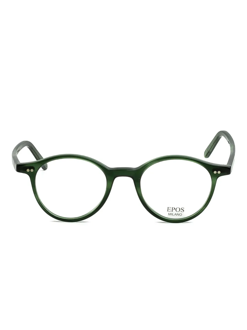 Epos New Pan round-frame glasses | Green | Image 1
