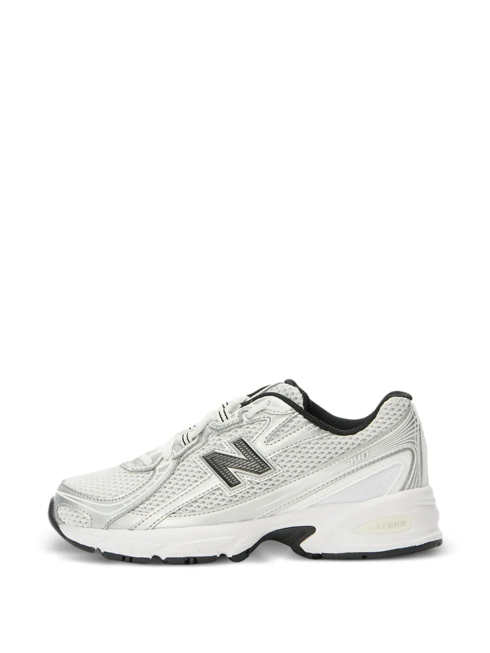 New Balance Kids logo sneakers - Wit