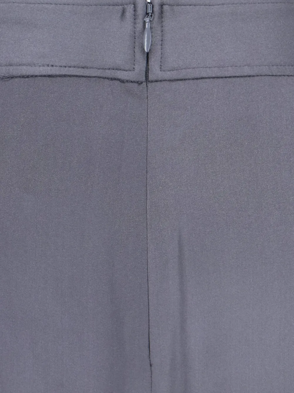 Aspesi Tailored Grey Skirt With Minimalist Aesthetic In Multi