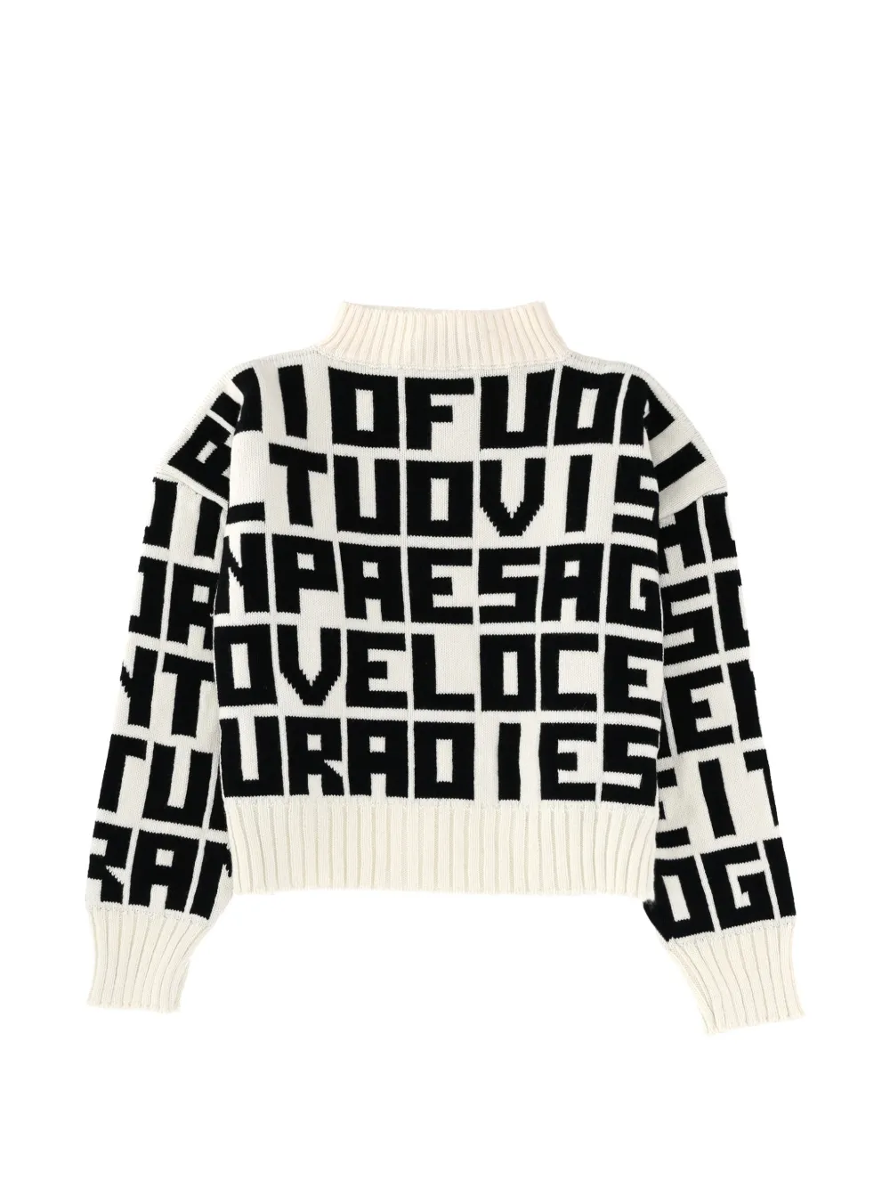 MSGM cropped long-sleeve sweater | Knitted Sweaters | Image 2