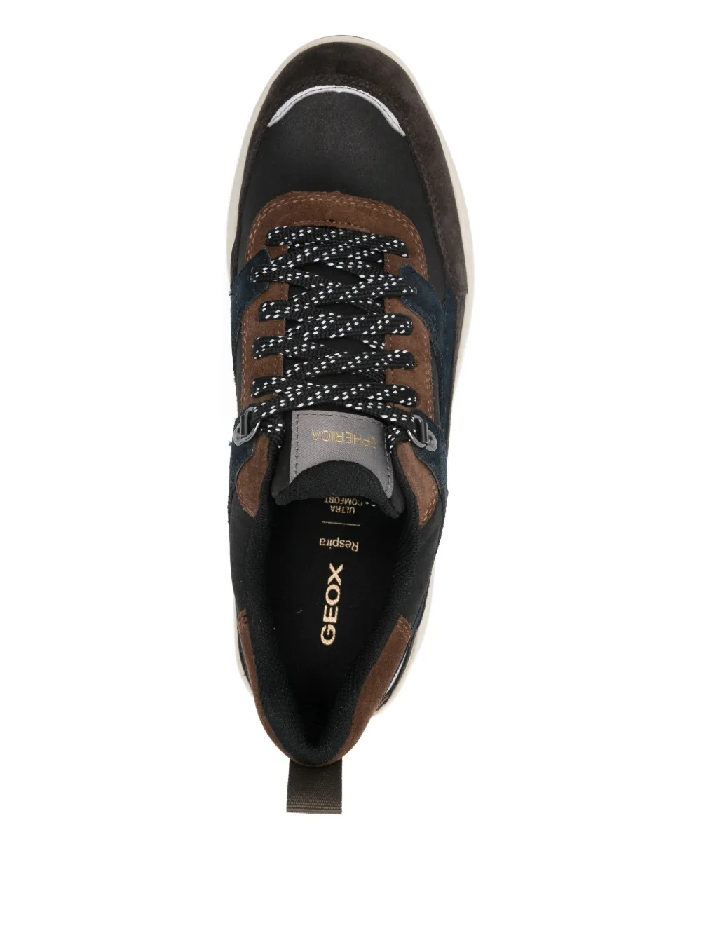 Geox Spherica sneakers Bruin