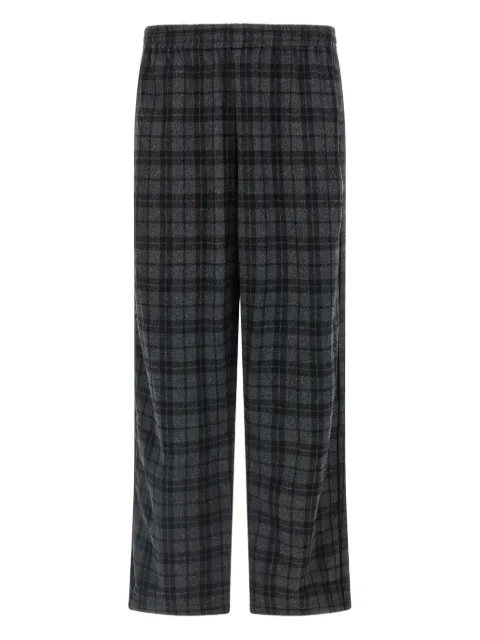 Willy Chavarria Ruff Rider check-pattern trousers