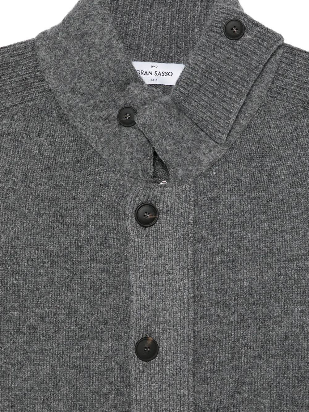 Gran Sasso Vest met knopen Grijs