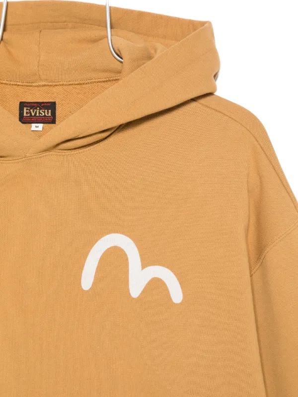 EVISU American Ebisu Hoodie Yellow FARFETCH NO