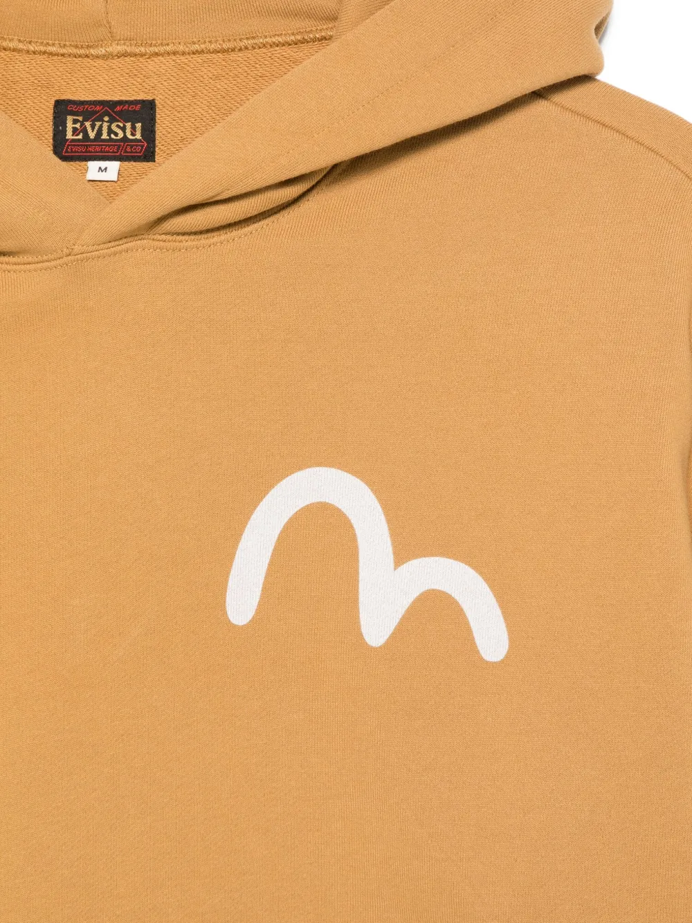 EVISU American Ebisu hoodie Geel