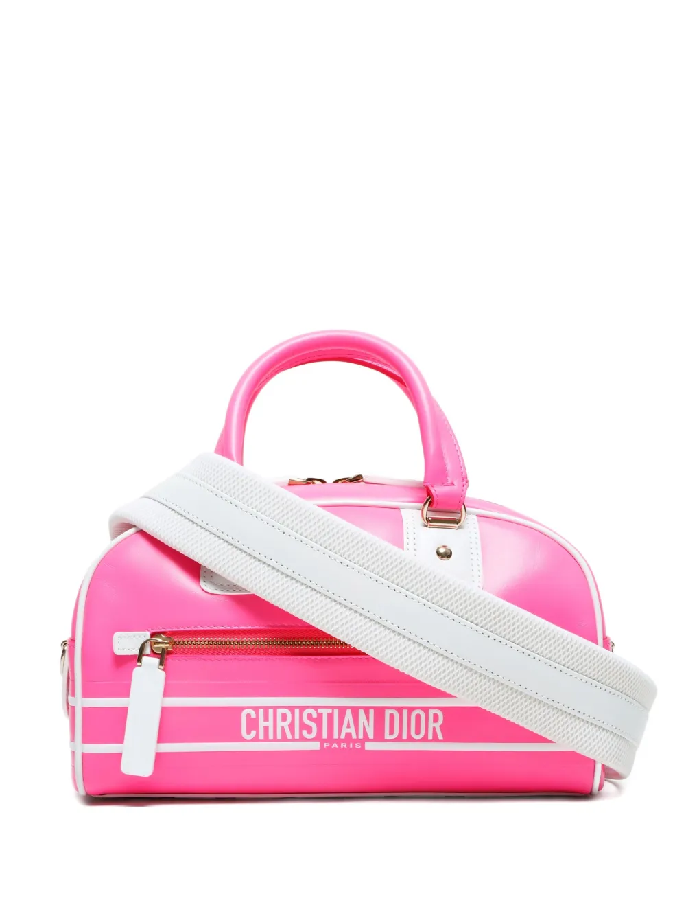 DIOR Pre-owned 2022 Small Vibe 2way Tote Bag In Pink