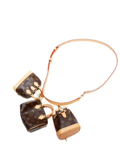 Louis Vuitton Pre-Owned  2021-2025 monogram trio mini icones cross body bag