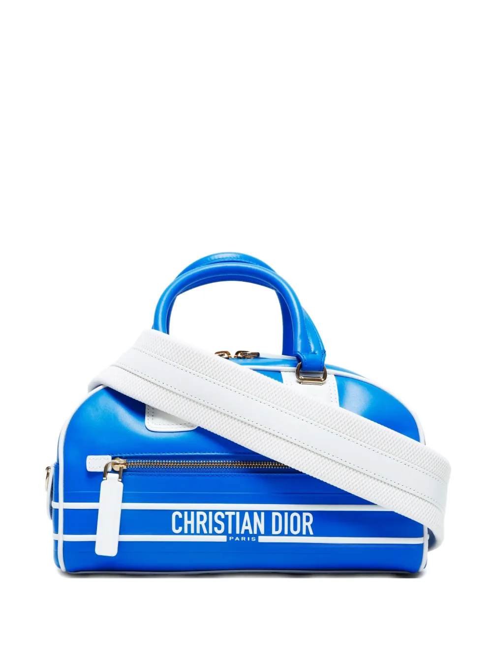 Christian Dior Pre-Owned 2022 ヴァイブ 2way ハンドバッグ S - ブルー Christian Dior Pre-Owned 2022 ヴァイブ 2way ハンドバッグ S - ブルー