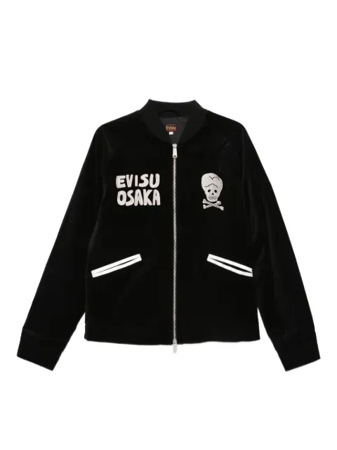 EVISU embroidered bomber jacket