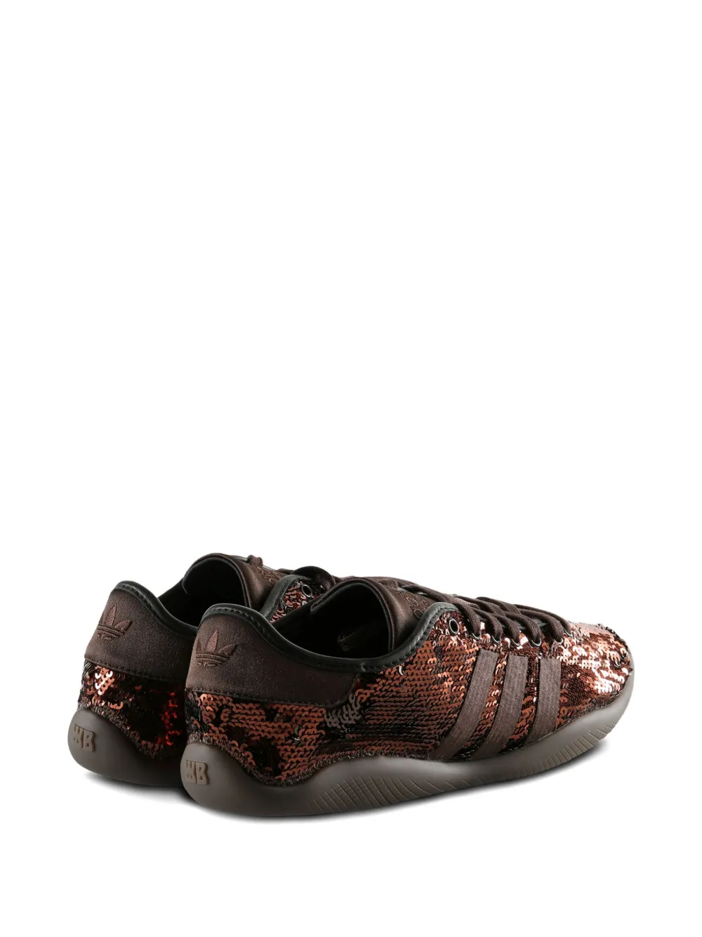 adidas Sneakers verfraaid met pailletten Bruin