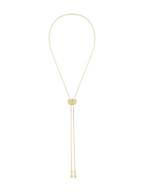 Susan Caplan Vintage 1980 butterfly lariat necklace