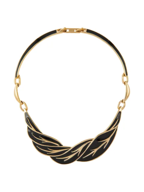 Monet Pre-Owned 1980s enamel monet necklace