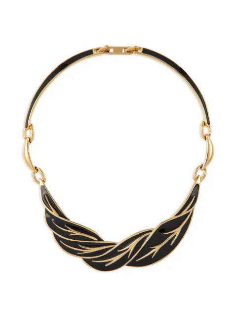 Monet Pre-Owned 1980s enamel monet necklace