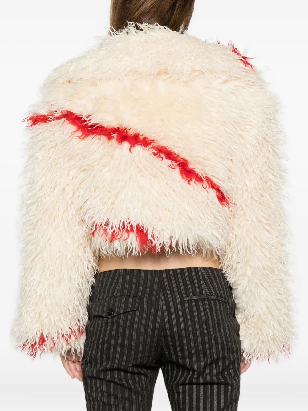 Jakke Faux-fur Jacket In White