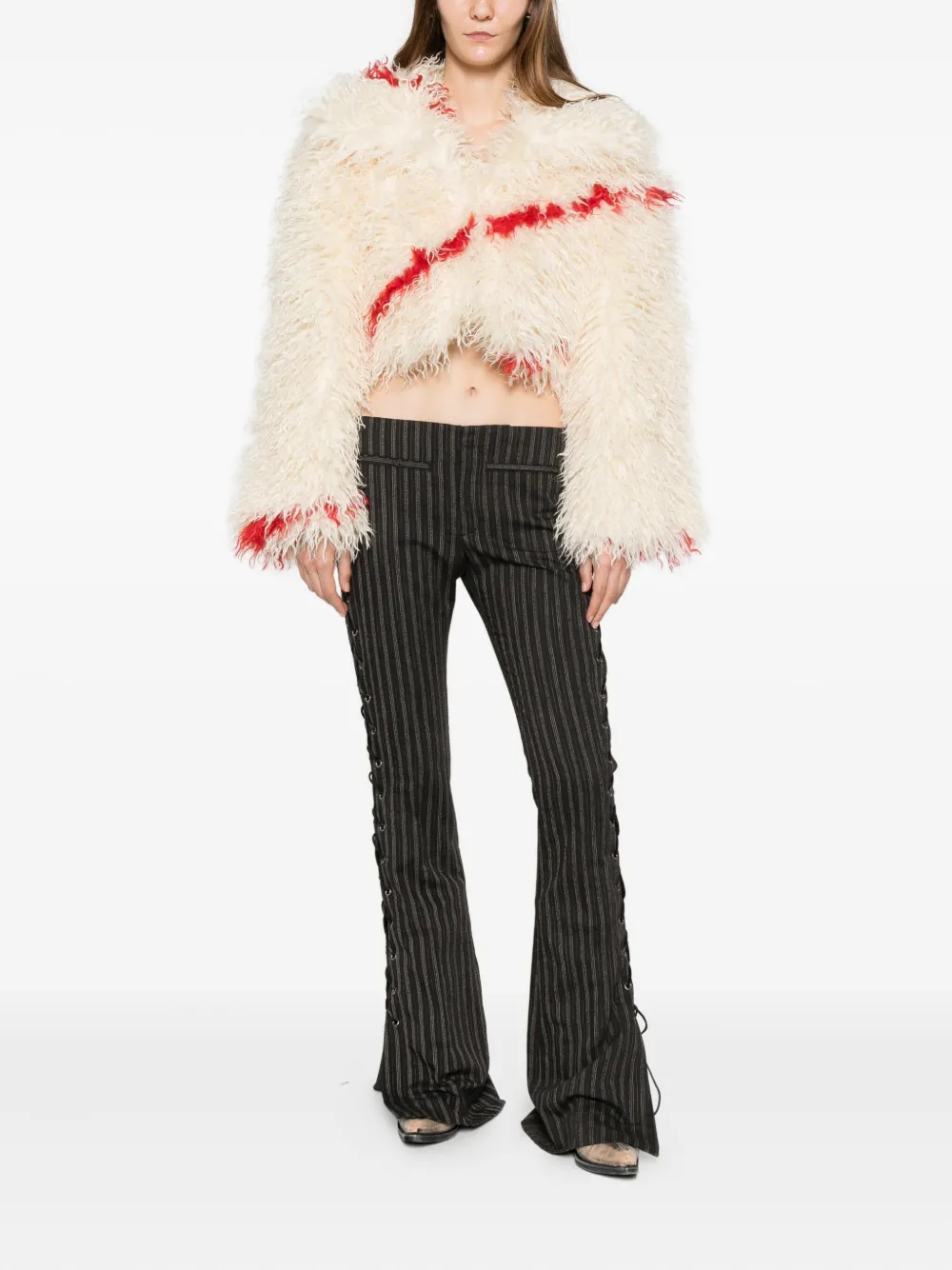 Jakke Faux-fur Jacket In White