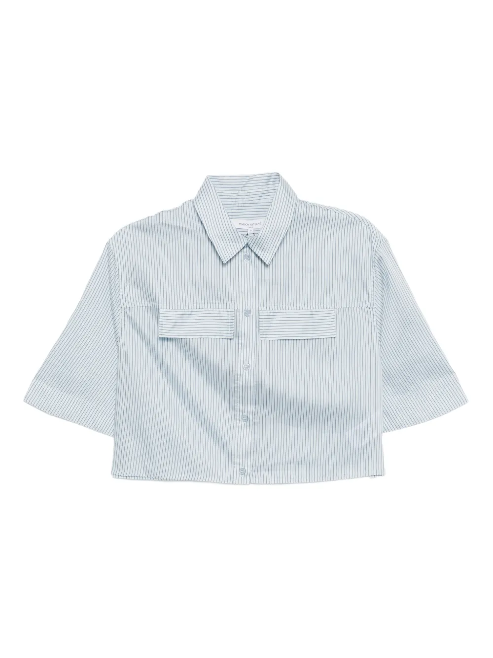 Maison Kitsuné Camicia a righe - Blu