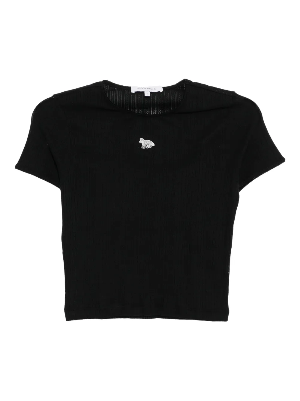 Maison Kitsuné T-shirt con logo - Nero