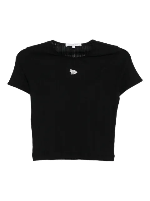 Maison Kitsuné playera con logo bordado