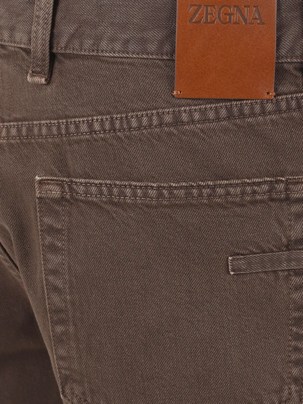 Zegna Roccia broek met vijf zakken Bruin