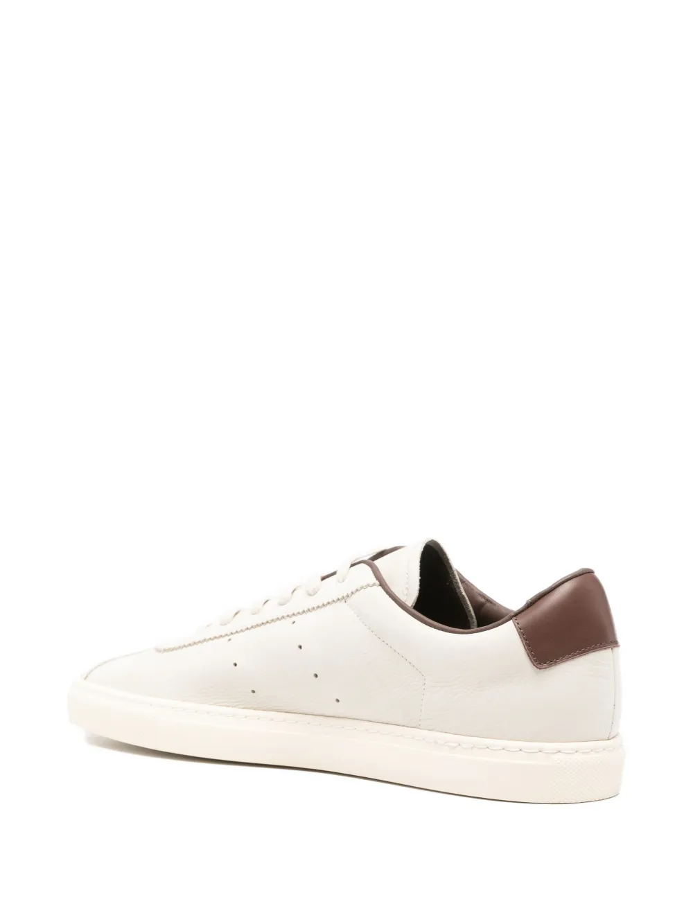 Common Projects Heel-counter Leather Sneakers In Neutral