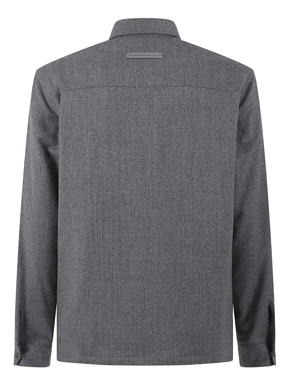 Zegna Overhemd met ritszak - Grijs