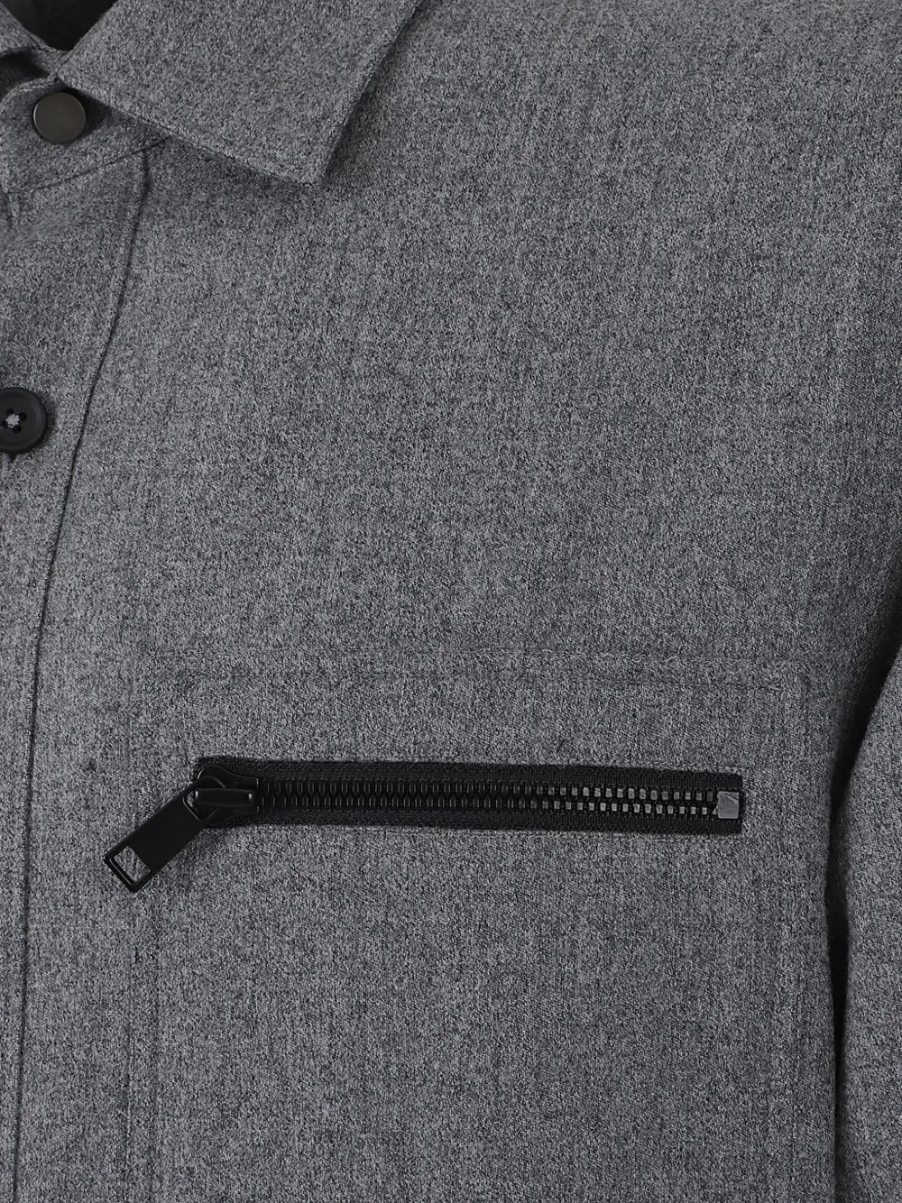 Zegna Overhemd met ritszak Grijs