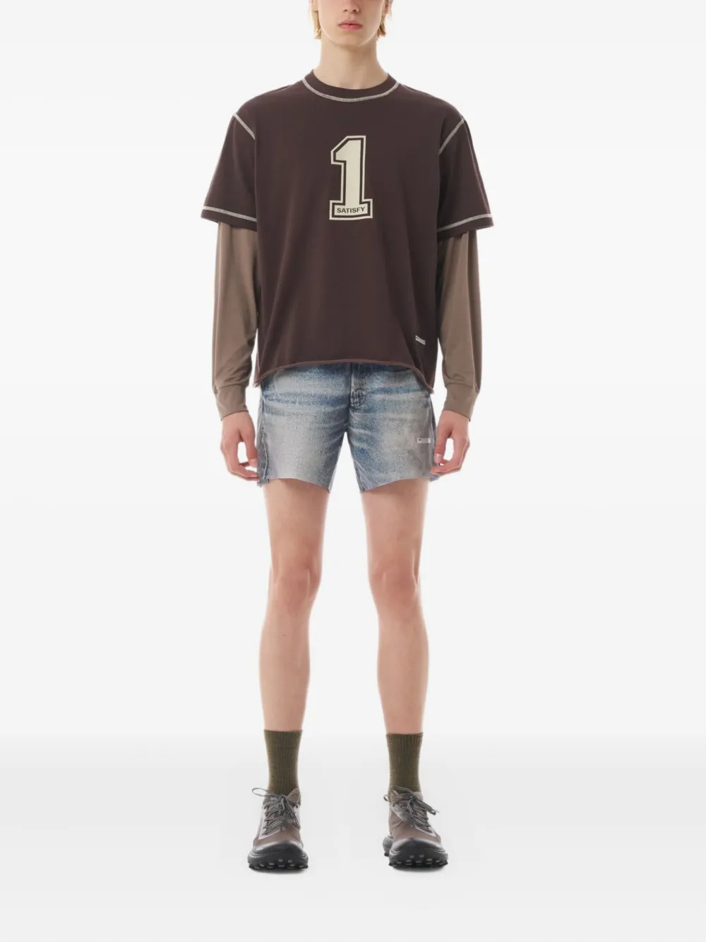 Satisfy Softcell T-shirt - Bruin