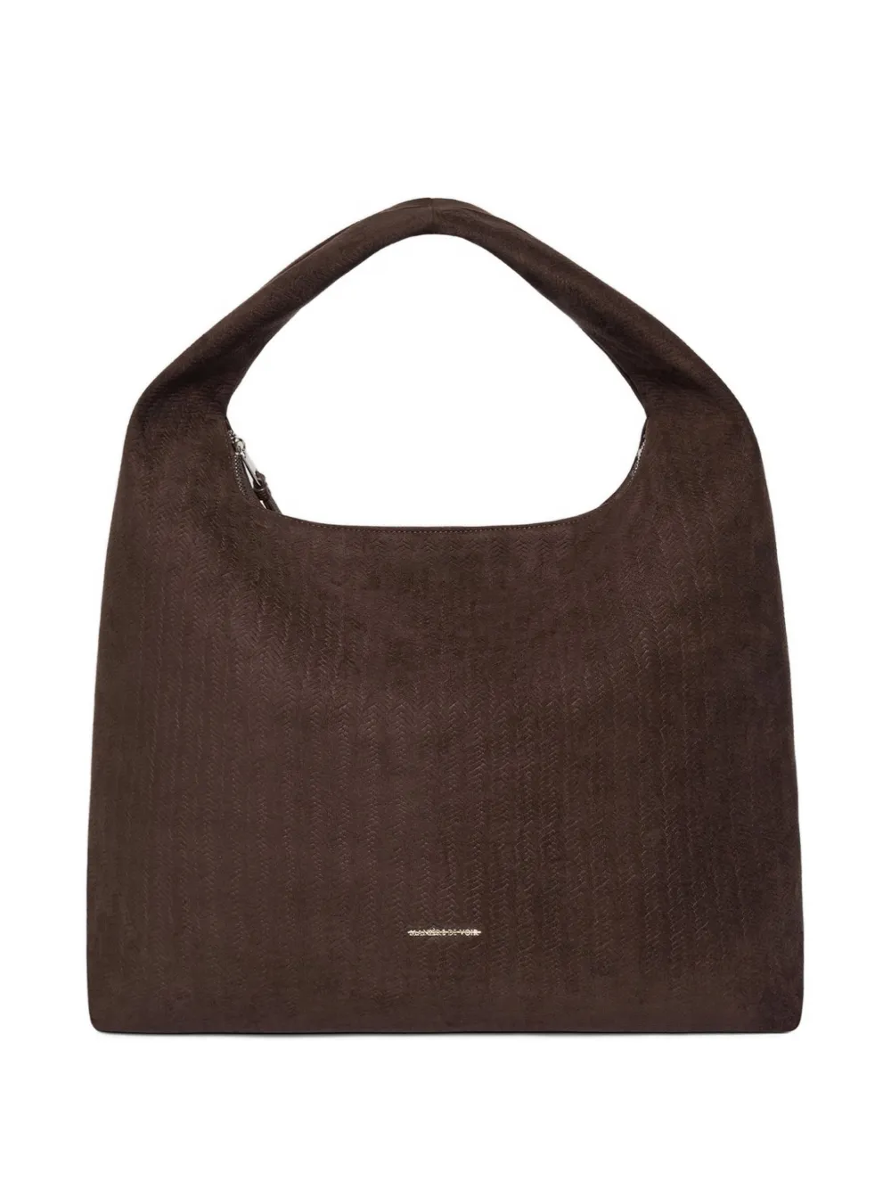Manière De Voir Aubin woven tote bag - Marrone